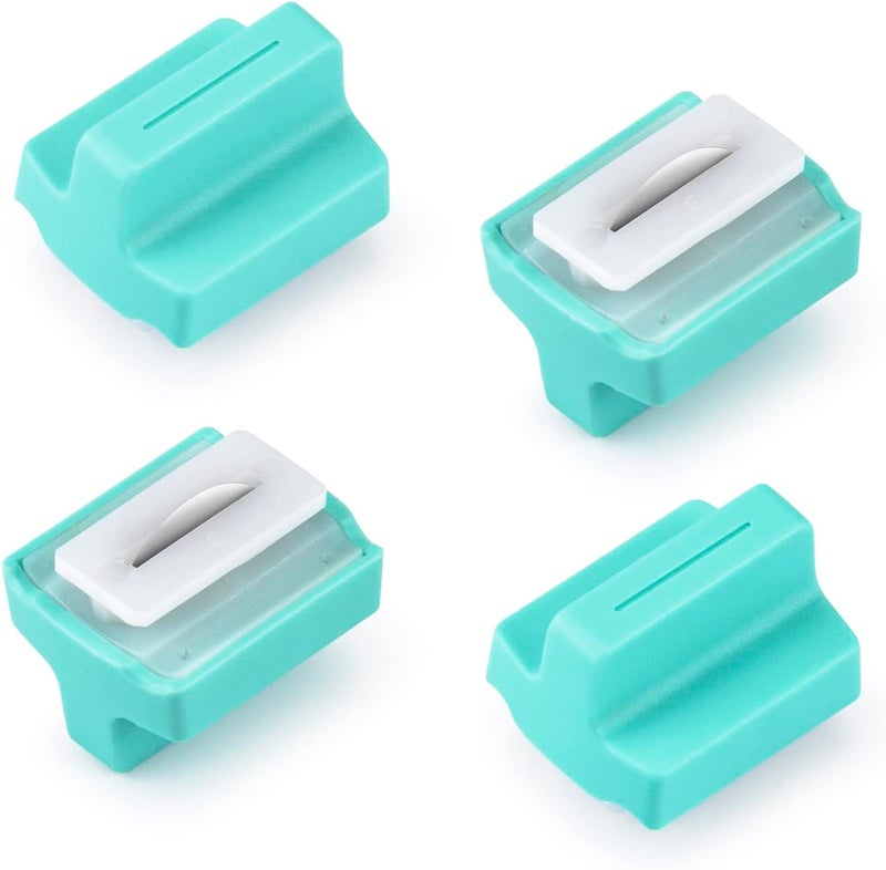ecraft Paper Trimmer Replacement Blades Use for 4 Style Multi-Function Scrapbooking Tool with Dial Blades of Straight Paper Cutter Blade Refills Mint Green (4 Pack） - Image 1